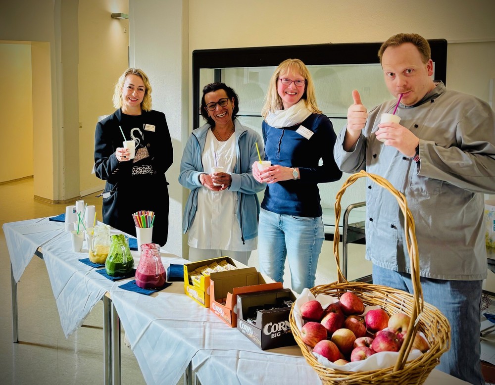 Paula-Andreea Kellner, Milena Manolova, Bianca Lusga und Daniel Lehmann