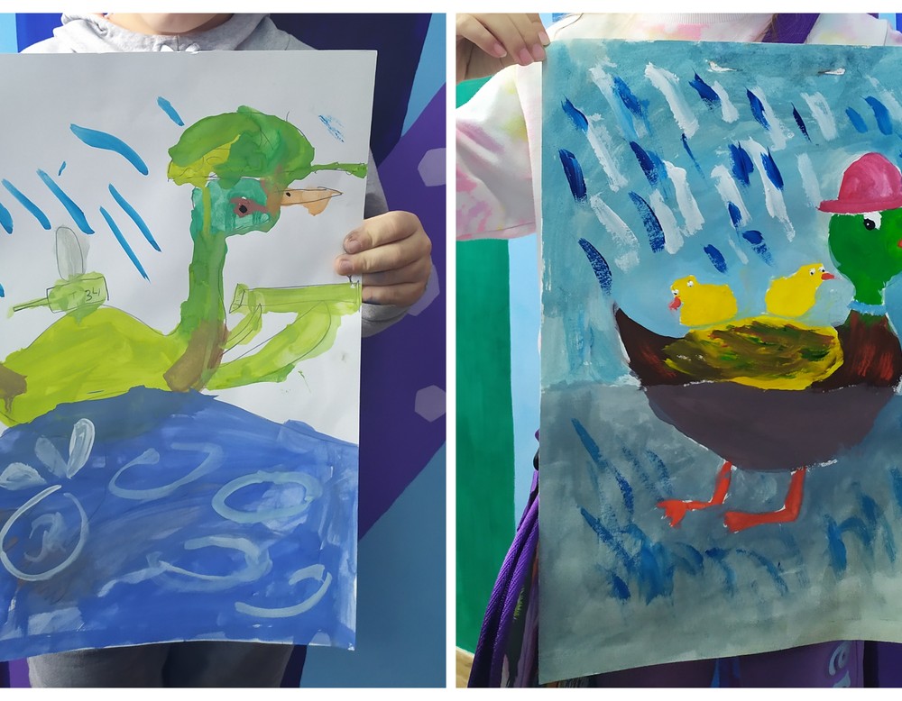 Bilder, die 8 Jährige gemalt haben